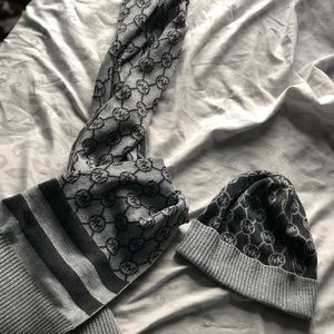 Michael Kors hat & scarf set